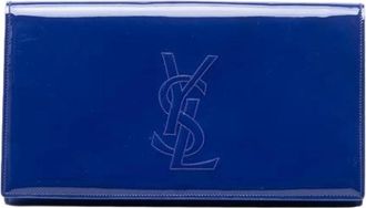 Saint Laurent Pre-owned Clutches, female, Blue, Size: ONE SIZE Pre-owned The Belle du Jour Clutch