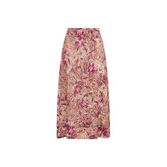 Maliparmi Midi Skirts, female, Multicolor, Size: XL Sweet Butterfly Skirt