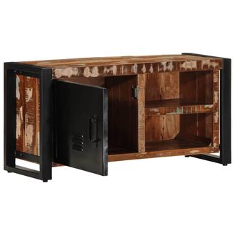 Berkfield Home TV Cabinet 80x30x40 cm Solid Wood Reclaimed in Brown | Size: 80 x 30 x 40 cm