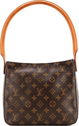 Louis Vuitton Looping Handbag Monogram Canvas MM satchel - Bruin