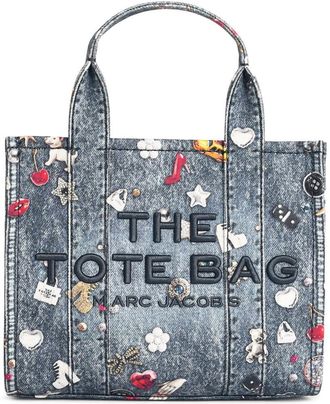 Marc Jacobs Marc Jacobs () Kleine Tasche LBlaue Jeanstasche oeil Trinket Canvas