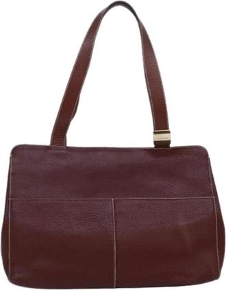 Burberry Pre-owned Shoulder Bags, female, Brown, Size: ONE SIZE Pre-owned Vintage Tote Bag