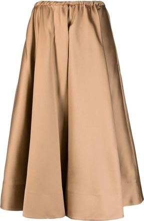 Valentino Garavani Pleated Mid-Length Skirt