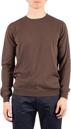 Fay Uomo, Maglie, Marrone, XL, new