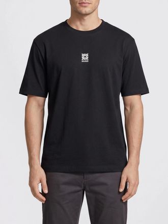 HUGO BOSS T-shirt in cotone con logo tono su tono