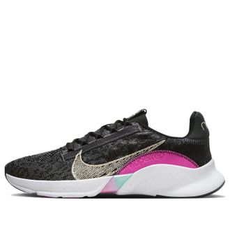Nike (WMNS) Nike SuperRep Go 3 Flyknit Next Nature Premium Black Fireberry Gold FB7156-001