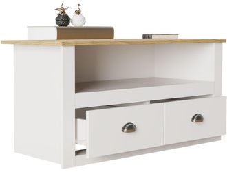VCM Muebles Tv Vcm Lowboard Estante Tv Con Espacio De Almacenamiento Suficiente Dimensiones Al. 54 X An. 99 X T. 44 Cm Fernseh Muebles - Balusa (blanco)