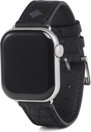 MCM Apple Watch Band in Visetos in Black at Nordstrom