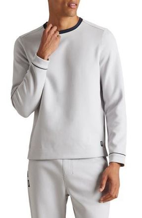 Rhone The Quantum Ribbed Pullover in Sleet Gray at Nordstrom Rack, Size Medium