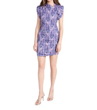 Isabel Marant Sibara Cotton Dress In Faded Night