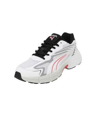 Puma Puma Teveris Nitro Space Explorer Unisex Adults Trainers, White Fiery Coral, 5 UK