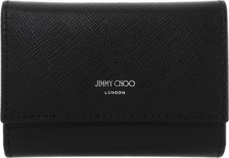 Jimmy Choo London Black Howick Leather Key Holder