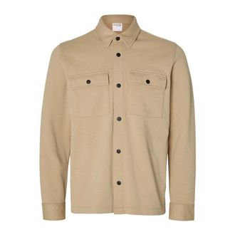Selected Gilets - Heren - Jassen - Bruin - Maat: S Katoen