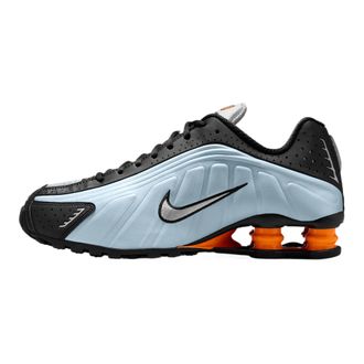 Nike AR3565-401 Shox R4 Women Blue Tint/Metallic Silver-Total Orange UK 6
