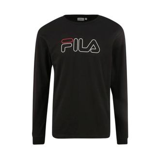 Fila Heren, Sweatshirts & Hoodies, Zwart, Maat: XS Katoen