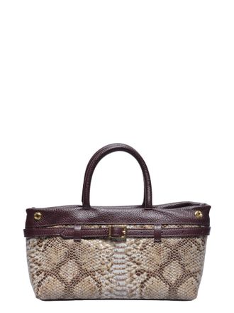 Isabella Rhea Bourgondi&euml; Rundleer Tas