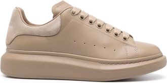 Alexander McQueen Oversized leather sneakers - men - Rubber/Calf Leather/Calf Leather/Calf Suede - 39 - Neutrals