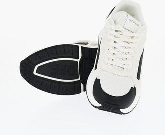 Off-white Mens Low-Top KICK OFF Sneakers With Suede Details in White Leather - Size EU 40