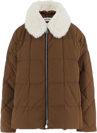 Ienki Ienki Shearling Arco Jas - Dames - Winterjassen - Bruin - XS - Katoen - Jassen