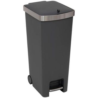 5five Simply Smart 5five Simply Smart - Cestino a pedale slim 45l grigio - 5five