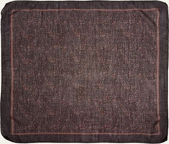 Massimo Alba Mens Cashmere-Silk Paisley Handkerchief