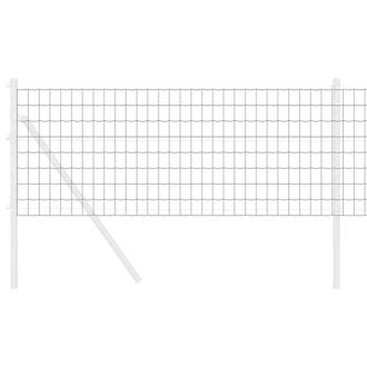 Berkfield Home Modern Euro Fence Grey 0, 8x25 m Steel