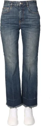 Stella McCartney Cotton-Elastane Denim Jeans - Blue