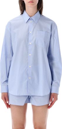 Sporty & Rich Oversized Shirt Stripe