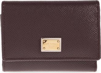 Dolce & Gabbana Dauphine Wallet - Dames - Portefeuilles - Paars - ONE Size - Leer - Accessoires