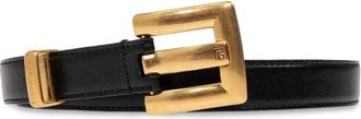 Balmain Anthem Riem - Dames - Riemen - Zwart - 70 CM - Accessoires