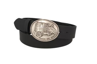 MGM Mens G&uuml;rtel Trucker Belt, Schwarz, 105