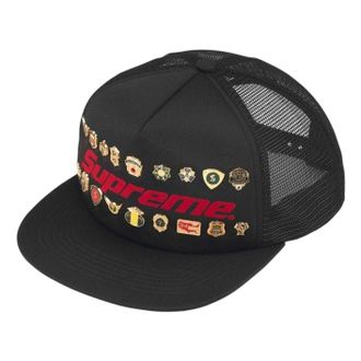 SUPREME SS26 Pins Mesh Back 5-Panel Black SUP-SS26-1017-BLK