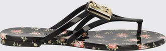 Dolce & Gabbana Infradito in gomma con monogram DG
