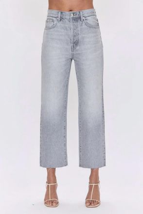 Pistola Denim Cassie Crop Super High Rise Straight Pant In Enigma