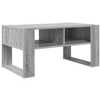 vidaXL Mesa De Caf&eacute; Gris Sonoma 92 X 53 X 45 Cm Madera De Ingenier&iacute;a Vidaxl