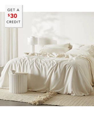 Ettitude Discontinued Ettitude Linen+ Duvet Cover With $30 Credit