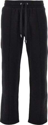 Dolce & Gabbana French terry pants with logo plate Man 46