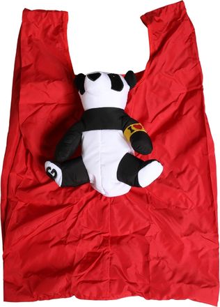 Dolce & Gabbana Men Red Polyester Panda Stuffed EcoMens Tote Borse Mens Bag