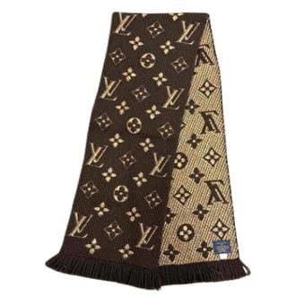 Louis Vuitton Pre-owned Stole - Dames - Pre-owned - Bruin - Maat: ONE Size Zijde