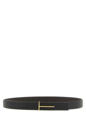 Tom Ford Mens Multicolor Calfskin Regular Belt