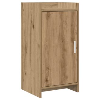 vidaXL Aparador Roble Artisan 40 X 36 X 80 Cm Madera De Ingenier&iacute;a Vidaxl