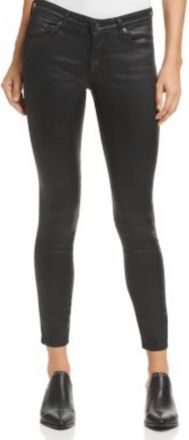 AG - Adriano Goldschmied Legging Ankle Super Skinny Jeans In Mgs Coated