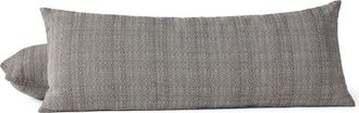 Coyuchi Lido Organic Cotton Accent Pillow Cover in Undyed/espresso at Nordstrom