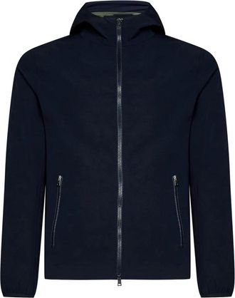 Herno Hooded Jersey Jacket - Heren - Zomerjassen - Blauw - XL - Jassen
