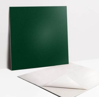 Tulup Pannelli da Parete Autoadesivi - Decorativi - Parete Piastrelle - 9 Pezzi Piastrelle - 9x30x30 cm - Colore Verde