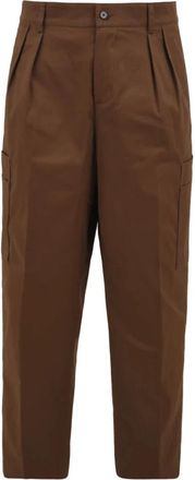 Daniele Alessandrini P4298N11464401 Broek - Heren - Straight fit broeken - Bruin - M - Broeken