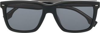 BOSS square-frame sunglasses - men - Acetate - 55 - Black