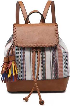 Jen & Co. Womens Kourtney Backpack In Boho Rust