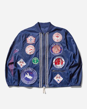 Champion Men s 60s Souvenir Campus Jacket Blue
