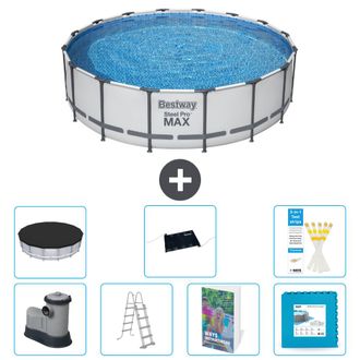 Bestway Piscina Bestway Steel Pro Max Redonda - 488x122 Cm - 8-piezas S621